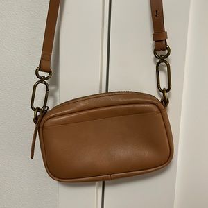 Madewell small brown leather bag